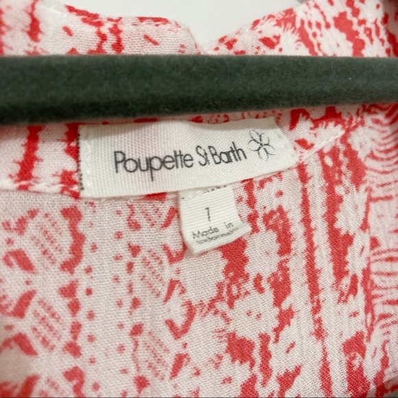 Poupette St. Barth Heni Tassel Mini Dress Pink Floral Size 1/US XS - Picture 6 of 13